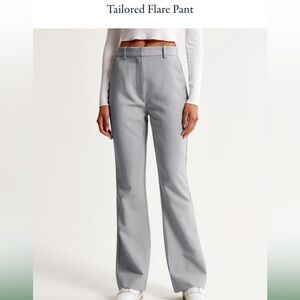 NWT Abercrombie Tailored Flare Pants 33 (16) Short